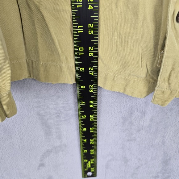 Tommy Bahama Hawaiian Silk Shirt Size Large Gold - Picture 5 of 6